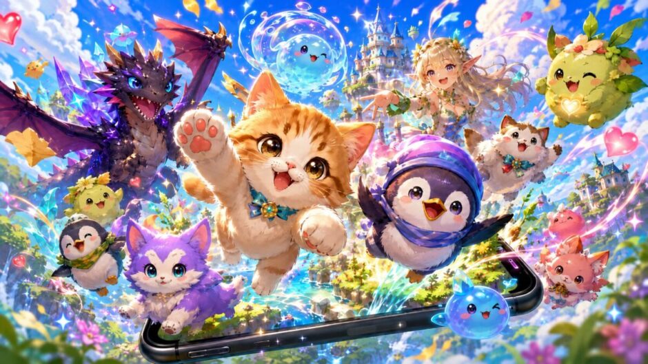 育成ゲームアプリ